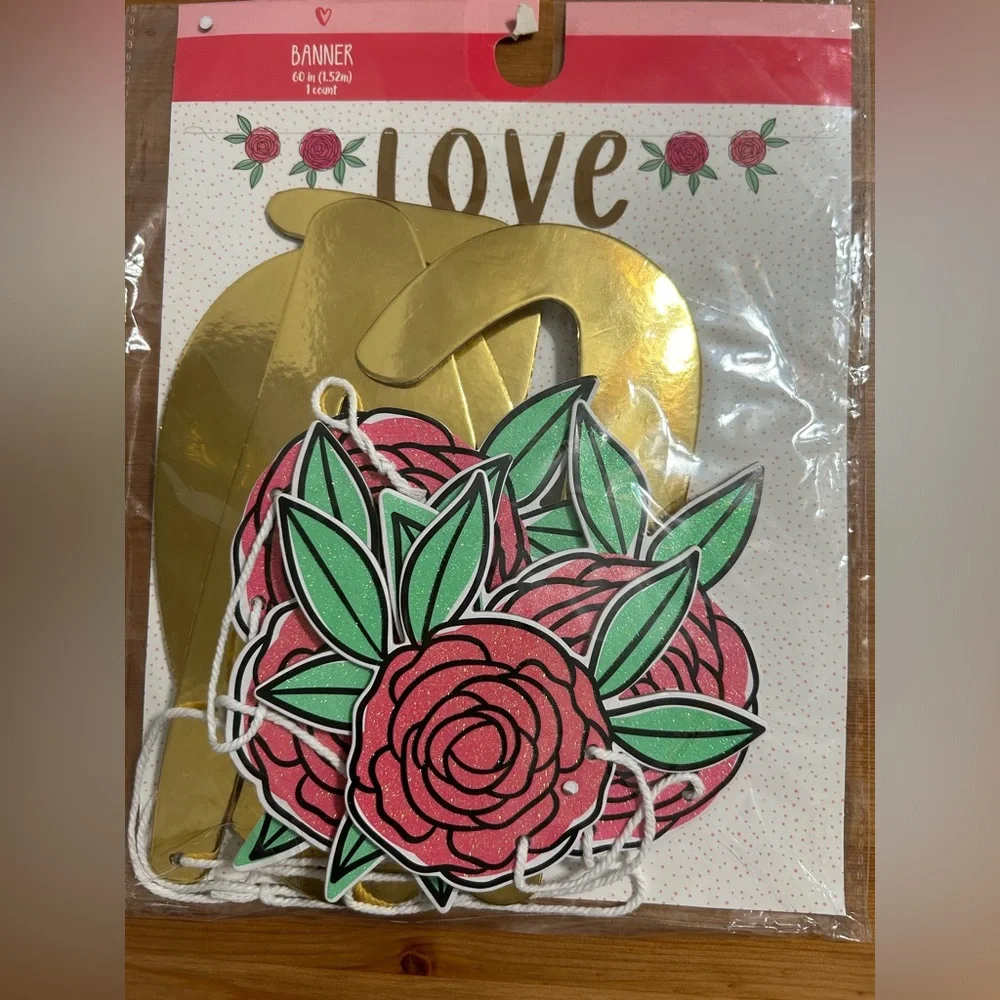 Bridal Shower card set and love banner
